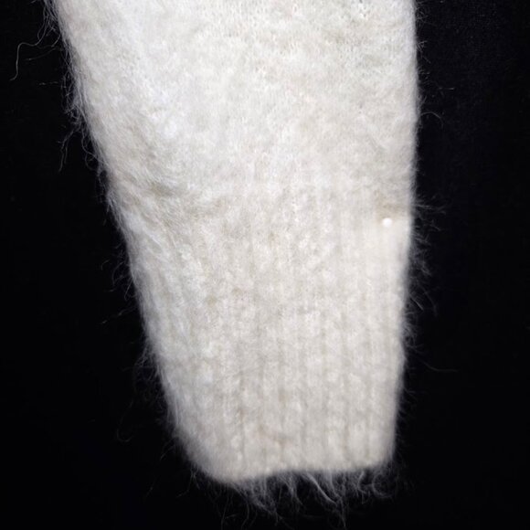 Ganni Alpaca / Wool Blend Sweater in Cream S - Picture 6 of 13